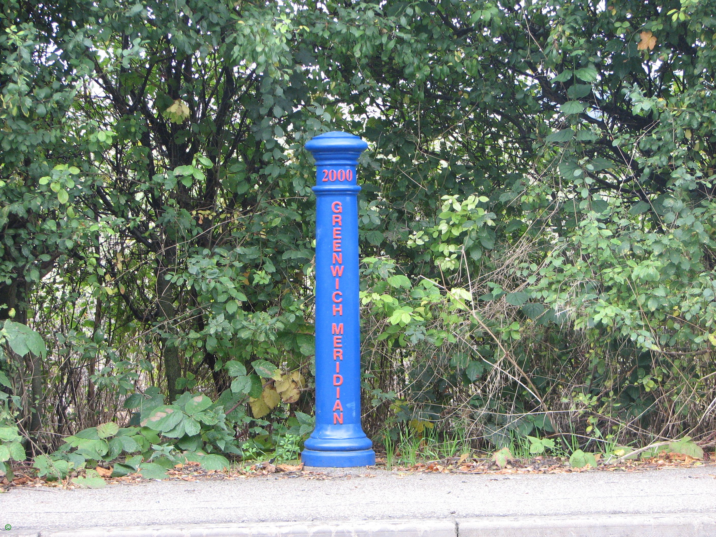 Greenwich Meridian Marker; England; Cambridgeshire; Little 
